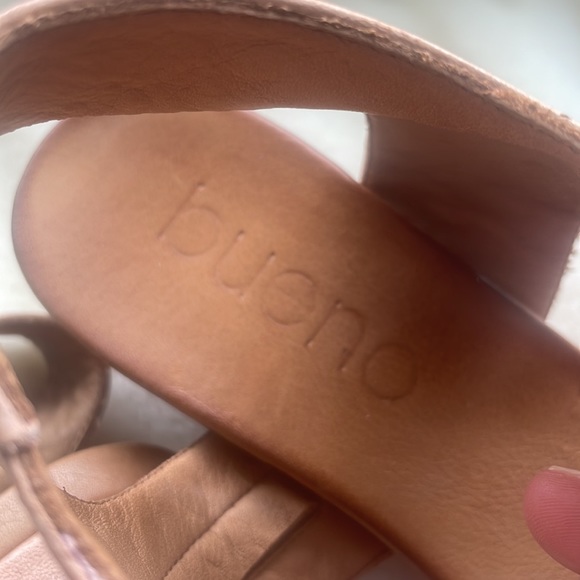 Bueno Ida wedge sandal in blush pink size 36 - Picture 6 of 6